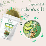 Micro Ingredients Super Greens Powder 470g with fruits and vegetables