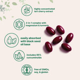 Micro Ingredients Tart Cherry+ Softgels softgel close-up
