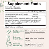 Micro Ingredients TUDCA Complex 240 capsules side view