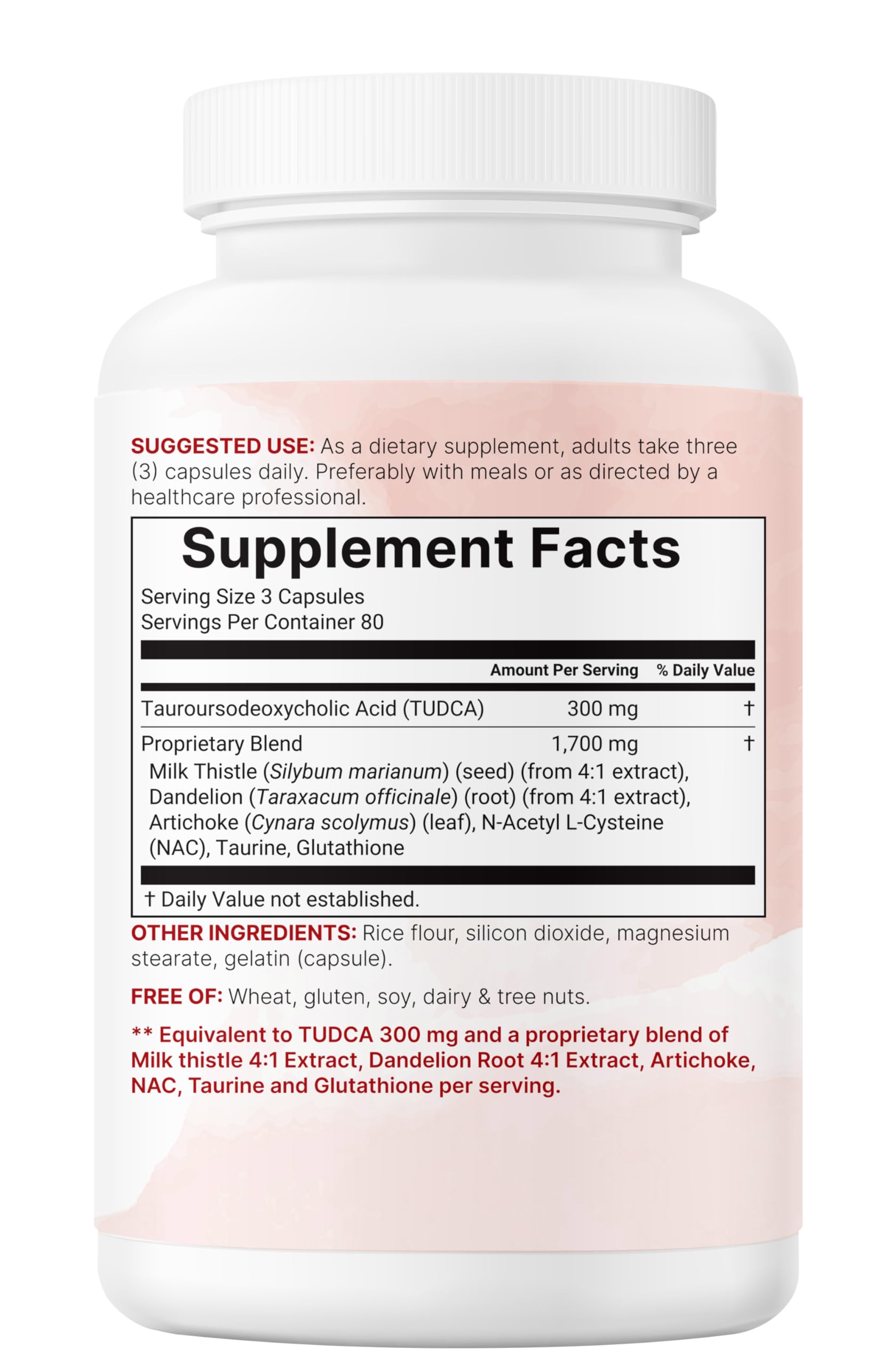 Micro Ingredients TUDCA Complex bottle on a kitchen counter