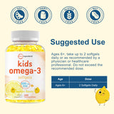 Micro Ingredients Vegan Omega-3 Softgels side view