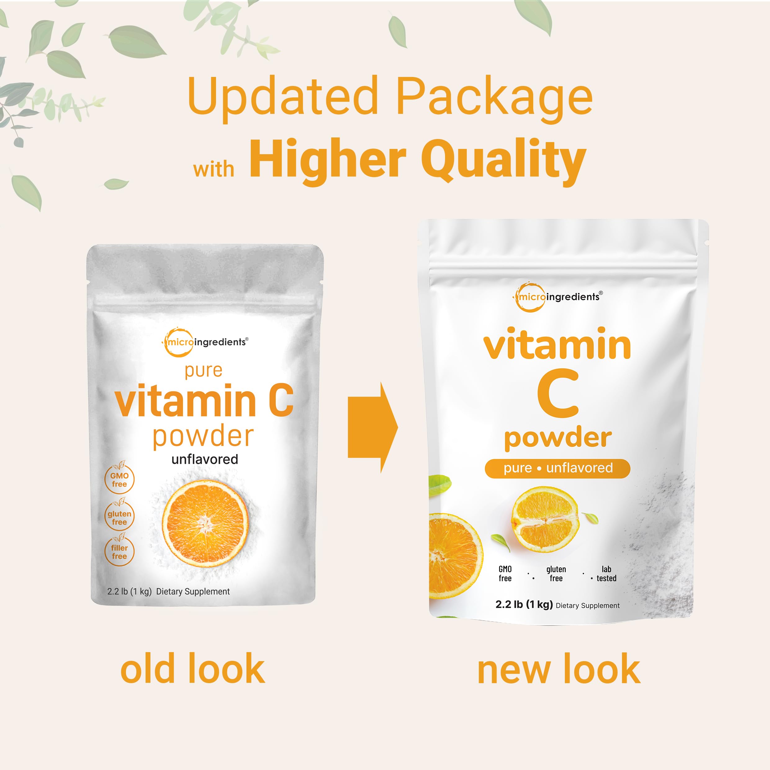 Micro Ingredients Vitamin C Powder scoop included