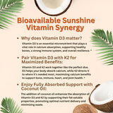 Micro Ingredients Vitamin D3 + K2 Softgels on a wooden table