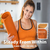 Micro Ingredients Vitamin D3 + K2 softgels with coconut oil