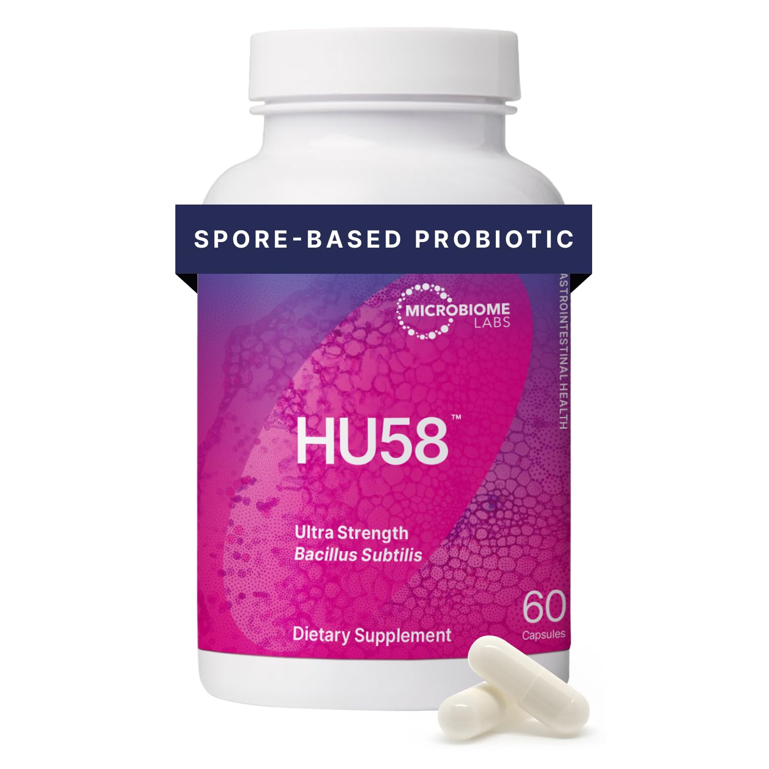 Microbiome Labs Daily Probiotic Capsules 40g front view