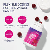 Microbiome Labs Probiotic Gummies for Kids side view of packaging