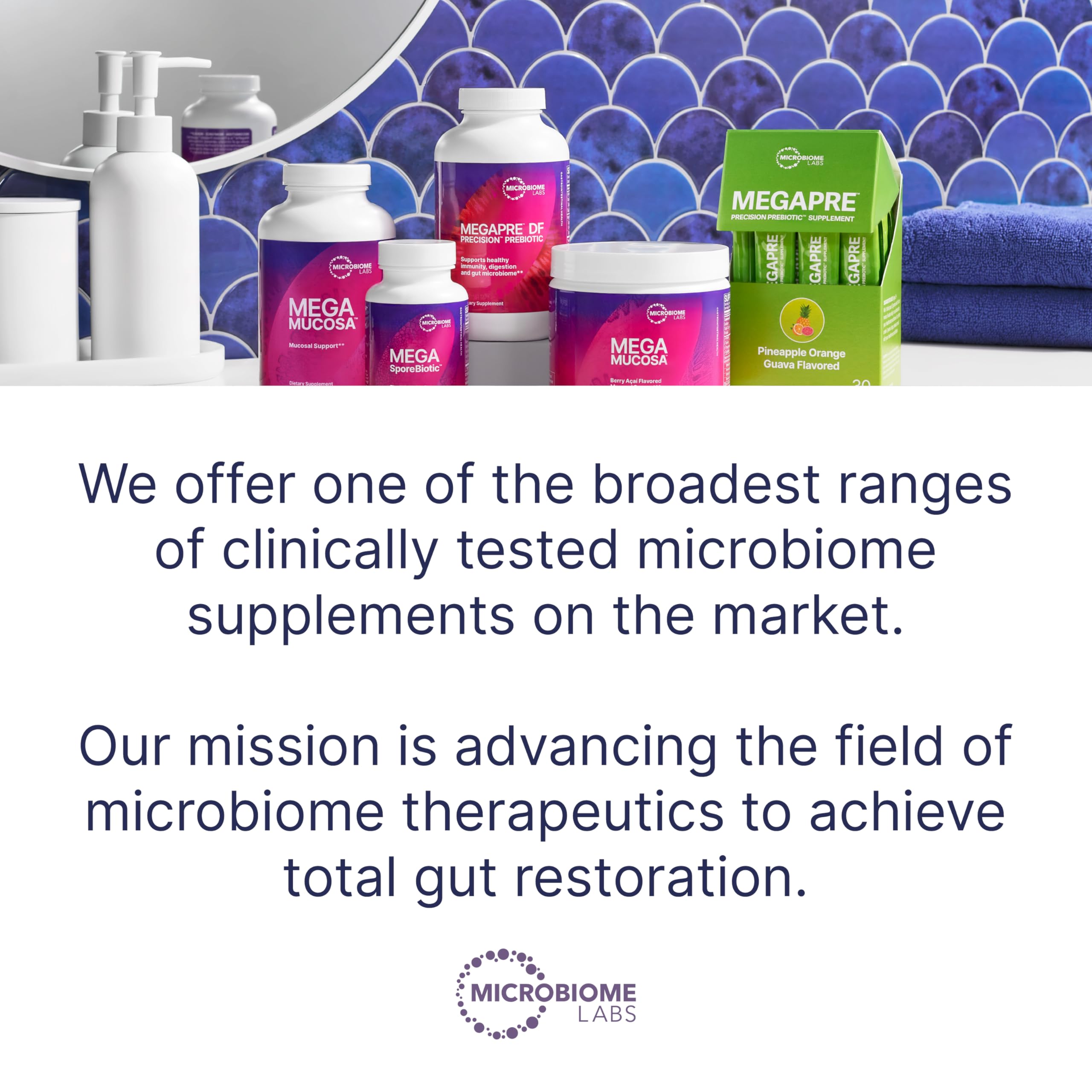 Microbiome Labs Probiotic Supplement 30g lifestyle scene