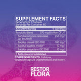 Microbiome Labs Probiotic Supplement 50g opened capsule with powder