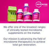 Microbiome Labs Zenbiome Sleep capsules with a glass of water