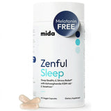 Mida Health Zenful Sleep Supplement front view with 30 capsules