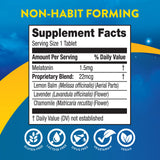 MidNite Back to Sleep 1.5 mg tablets with natural ingredients