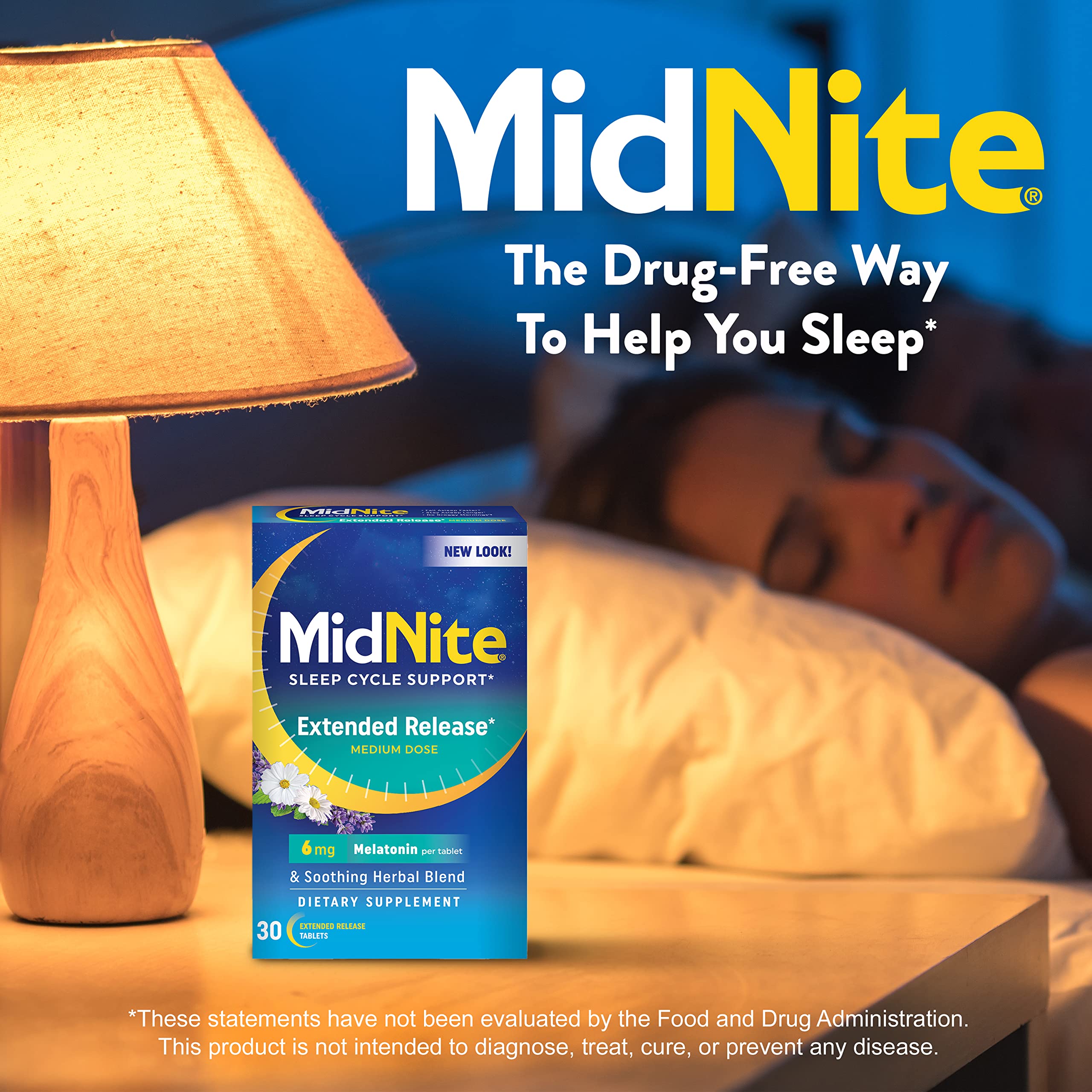 MidNite Extended Release Melatonin Sleep Aid packaging