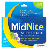 MidNite Natural Sleep Supplement packaging with two boxes