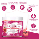 Migcopat 10G Fiber Gummies side view showing ingredients