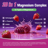 Migcopat 20-in-1 Magnesium Gummies on a wooden table