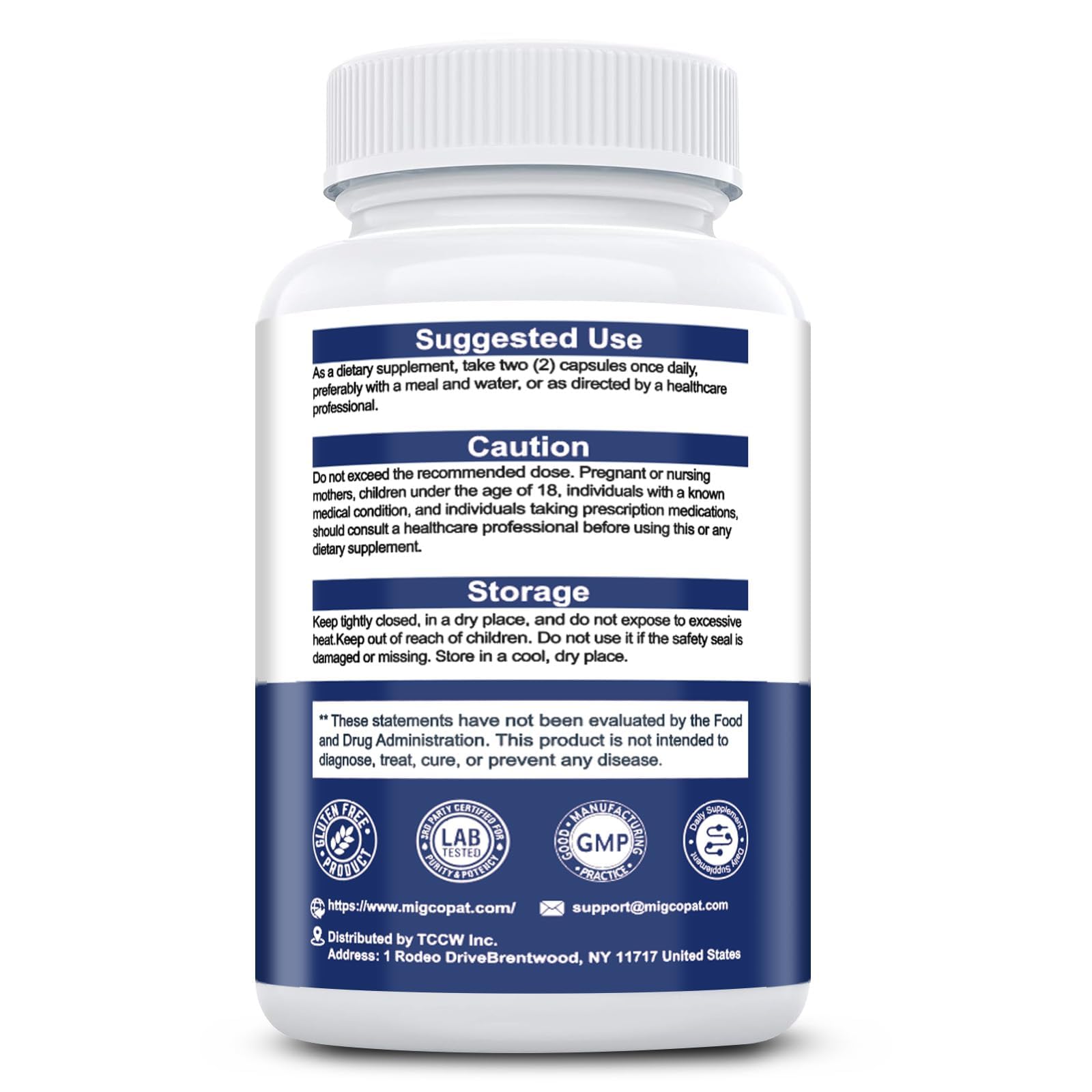 Migcopat Advanced Cognitive Support Capsules packaging