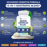 Migcopat Brain Supplement Capsules with Bacopa Monnieri and Ginkgo Biloba