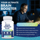Migcopat Cognitive Support Supplement bottle on a wooden table