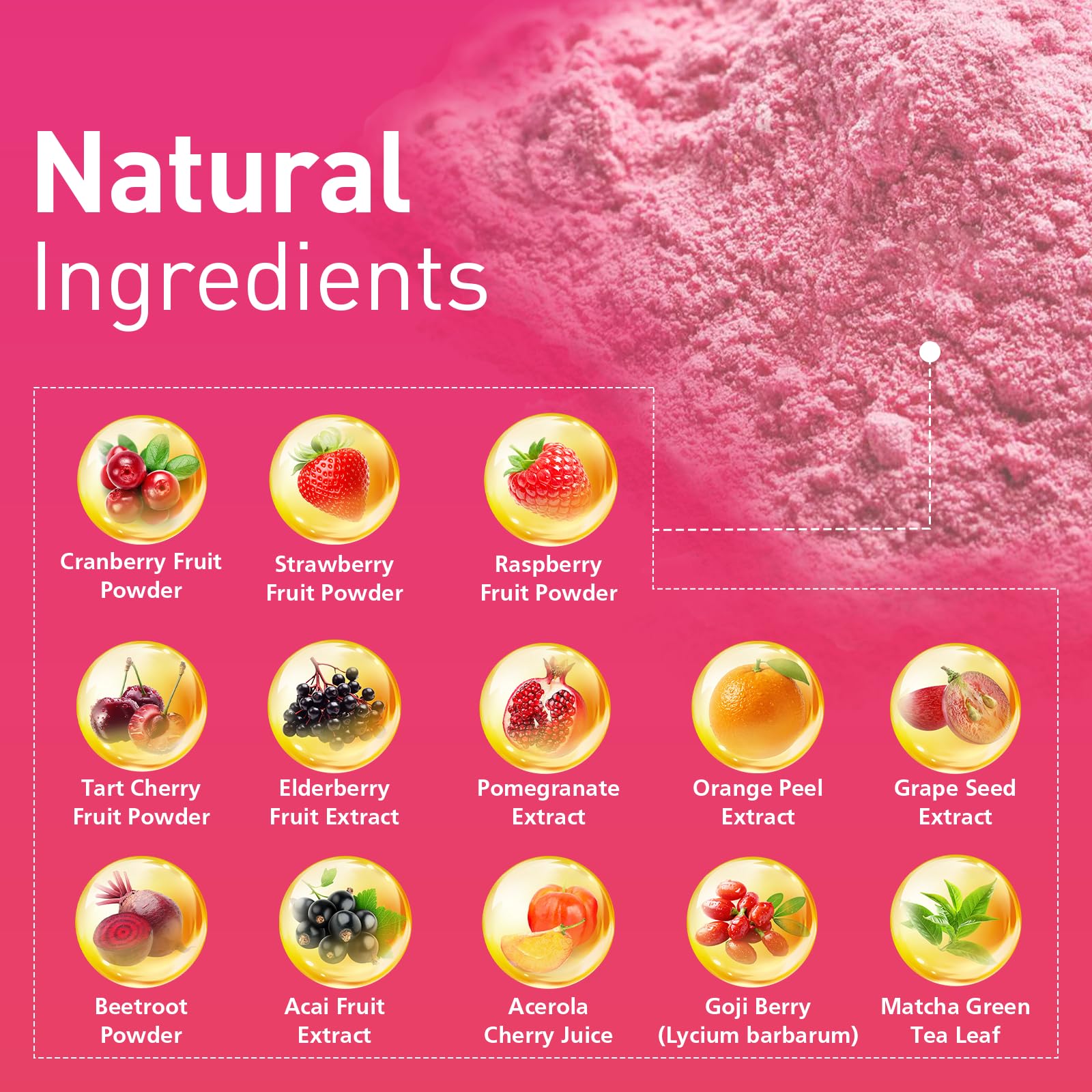 Migcopat daily Supplement 358g close-up of powder