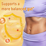 Migcopat Dietary Fibre Gummies bottle with orange, grape, and apple gummies