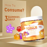 Migcopat Dietary Fibre Gummies two bottles with assorted gummies