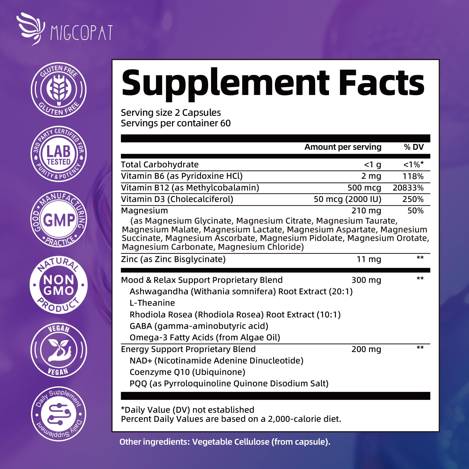 Migcopat Magnesium Complex 24-in-1 supplement with vitamins and minerals