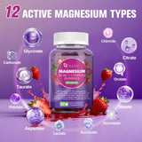 Migcopat Magnesium Gummies with ingredients displayed