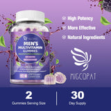 Migcopat Men's Multivitamin Gummies on a kitchen counter