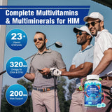 Migcopat Multivitamin Gummies for Men nutritional information label
