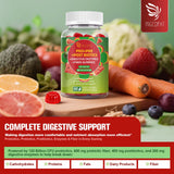 Migcopat Prebiotics Gummies displayed with fresh watermelon