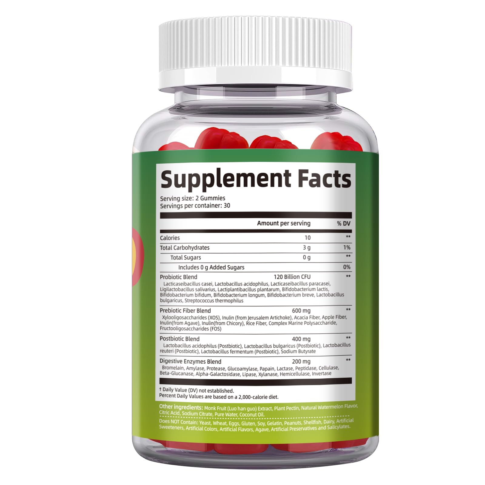 Migcopat Prebiotics Gummies opened package