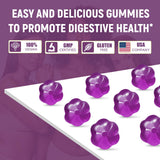 Migcopat Probiotic Fiber Gummies showing ingredients list