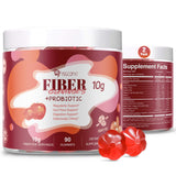 Migcopat Sugar-Free Fiber Supplement Gummies front view, apple flavour