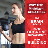 Mightizen Creatine Monohydrate Gummies in a hand