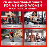 Mightnes Creatine Monohydrate Gummies open pack showing gummies