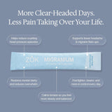 Migranium Daily Wellness Drink 181g on a kitchen counter