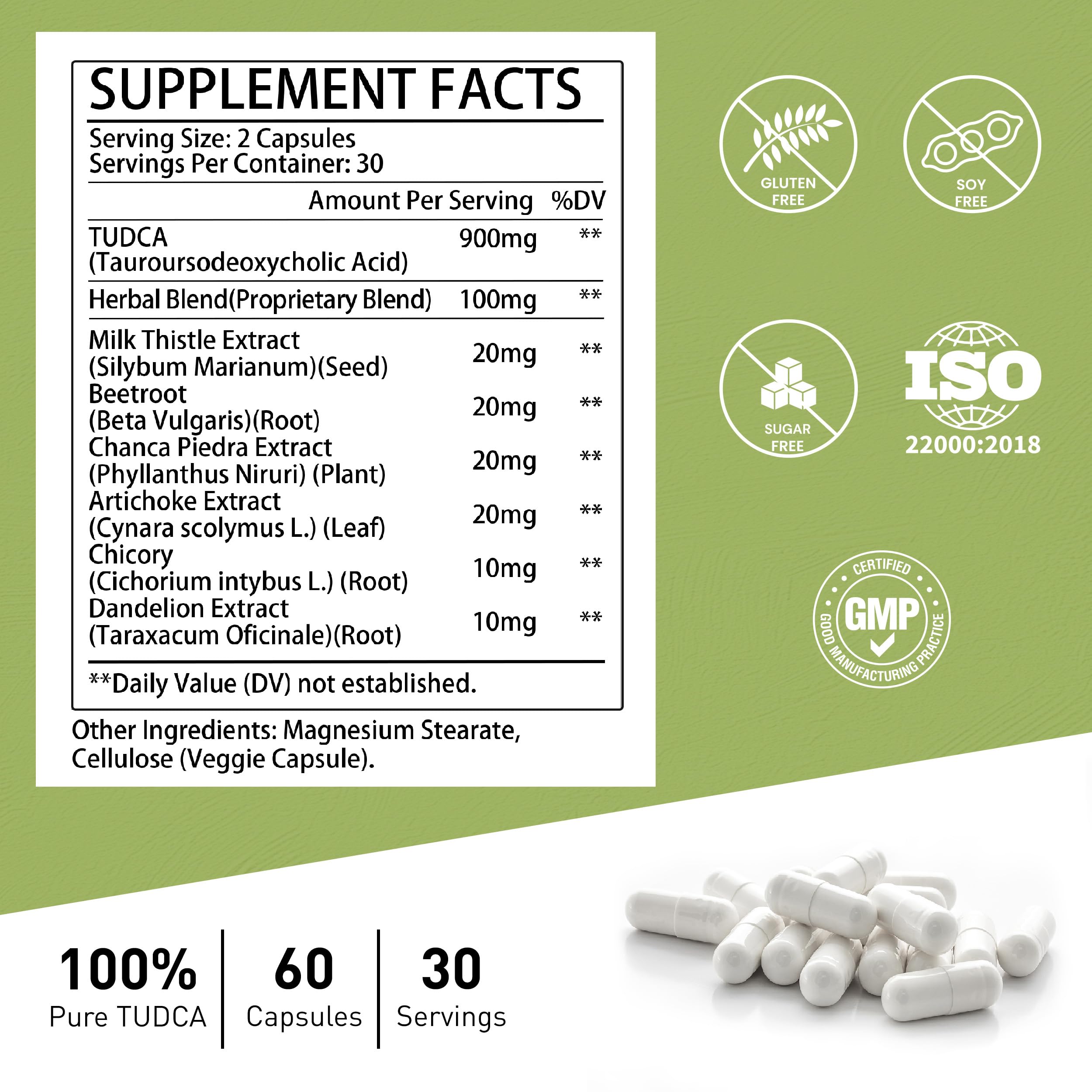 MIHIYO Liver Extract Supplement with herbal blend ingredients
