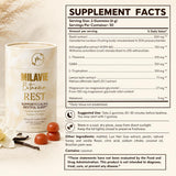 MILAVIE Rest Sleep Gummies against a calming background