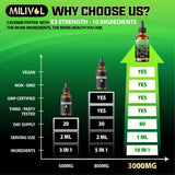 MILIVOL Cayenne Pepper Liquid Drops packaging