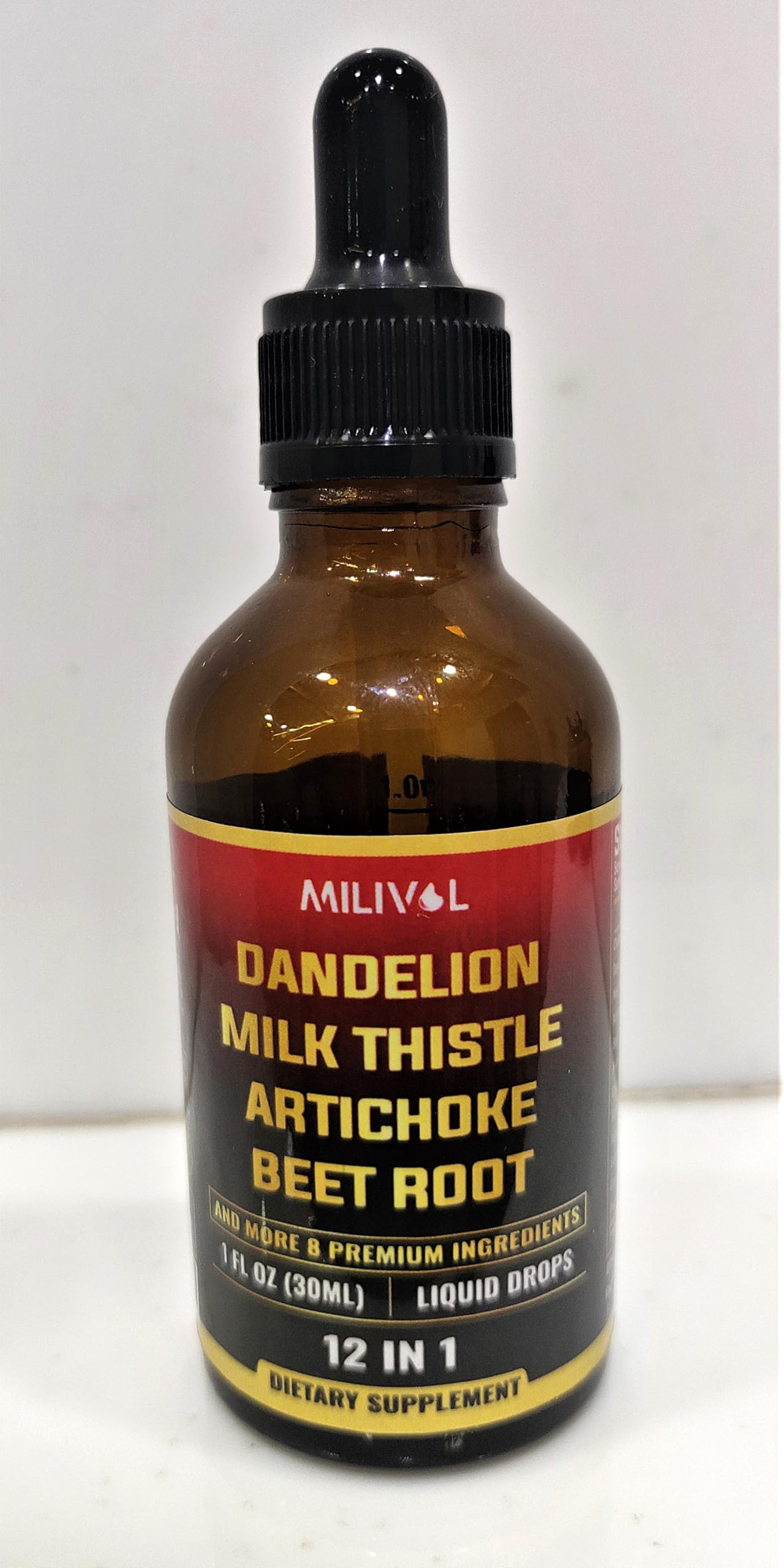 MILIVOL Dandelion Root Tincture 30ml front view