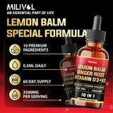MILIVOL Lemon Balm Tincture packaging details