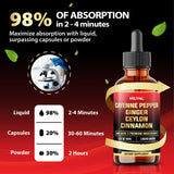 MILIVOL Liquid Cayenne Pepper Drops 60ml close-up of label