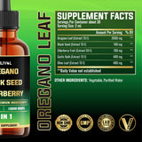 MILIVOL Oregano Oil Drops bottle with dropper
