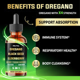 MILIVOL Oregano Oil Drops packaging side view