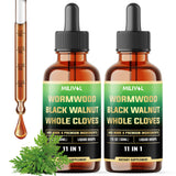 MILIVOL Wormwood Liquid Drops front view with packaging