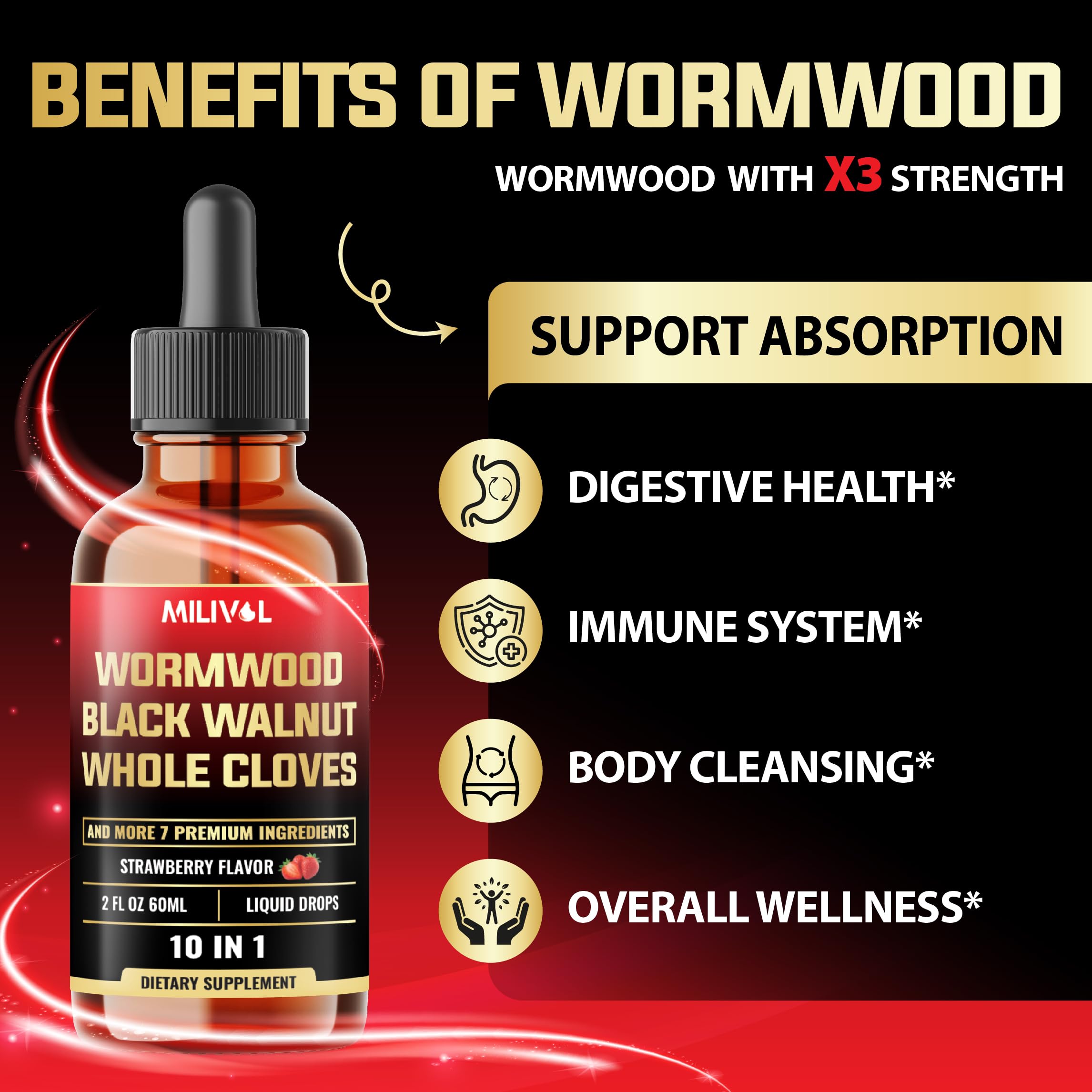 MILIVOL Wormwood Liquid Drops lifestyle scene