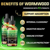 MILIVOL Wormwood Liquid Drops lifestyle scene with drops in use