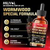 MILIVOL Wormwood Liquid Drops with measuring spoon