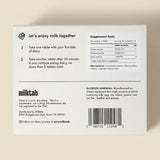 milktab Lactase Supplement bottle with label