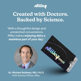 Milky Ultra Lactase Enzyme Tablets on a kitchen counter